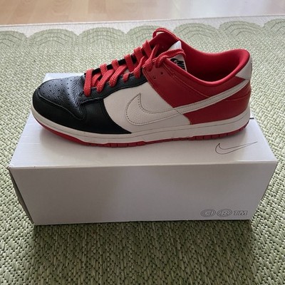 Nike Sneaker Dunk Low Gr. 43 Rot Schwarz Weiß Nike By You