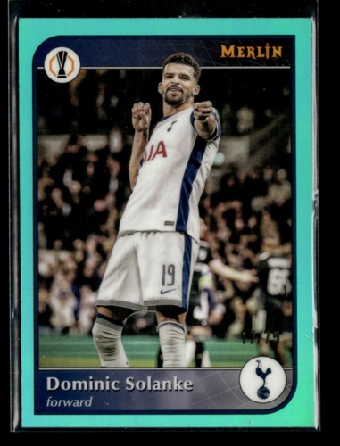 Dominic Solanke 2024-25 Topps Merlin UEFA Club Competition Aqua 17/75 [jiong152