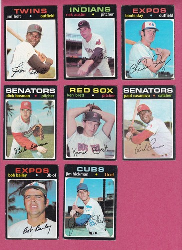 1971 Topps Baseball Cards, VG to EX+ commons, #2 - 199 to complete your set - Picture 115 of 137