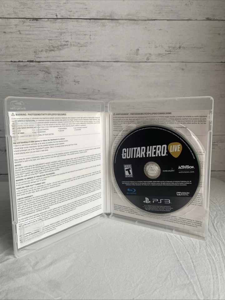 Guitar Hero LIVE PS3 USB Dongle,  Game, Manual, Strap PlayStation 3 - Image 4 of 4