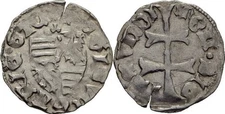 Hungary Denarius Sigismund of Luxembourg, 1387-1437 Original Coin #DAL235