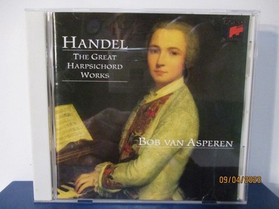 Handel: The Great Harpsichord Works - Bob van Asperen - CD - MINT - 25-3282