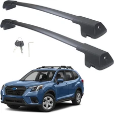 Autekcomma 260lb Heavy Duty Lockable Roof Rack Cross Bars Replacement for Subaru