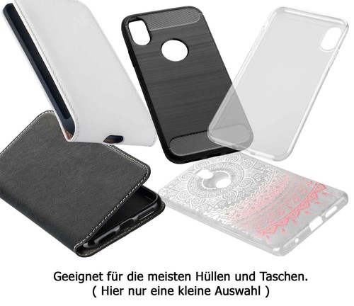 Umhängekette Kordel Band in Schwarz für Oppo Find X5 Hüllen Taschen Cases - Bild 5 von 6