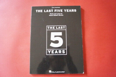 Jason Robert Brown - The Last 5 Years .Songbook Notenbuch .Piano Vocal