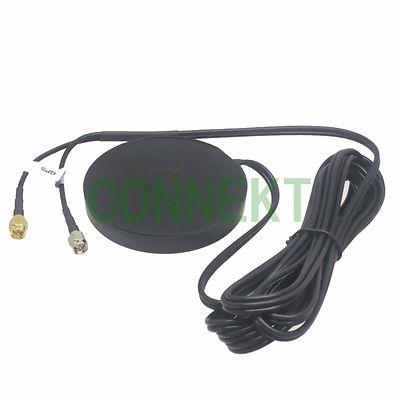 SMA male GPS GSM Combined Antenna RG174 10FT Magnetic base Car Navigation Aerial