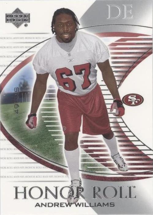 2003 Upper Deck Honor Roll Andrew Williams #82 - 1 of 2