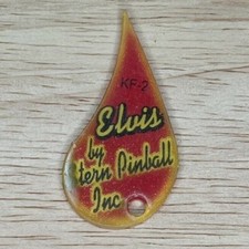 Elvis Key Fob Plastic. New PROMO Stern Pinball Machine Parts King of Rock f