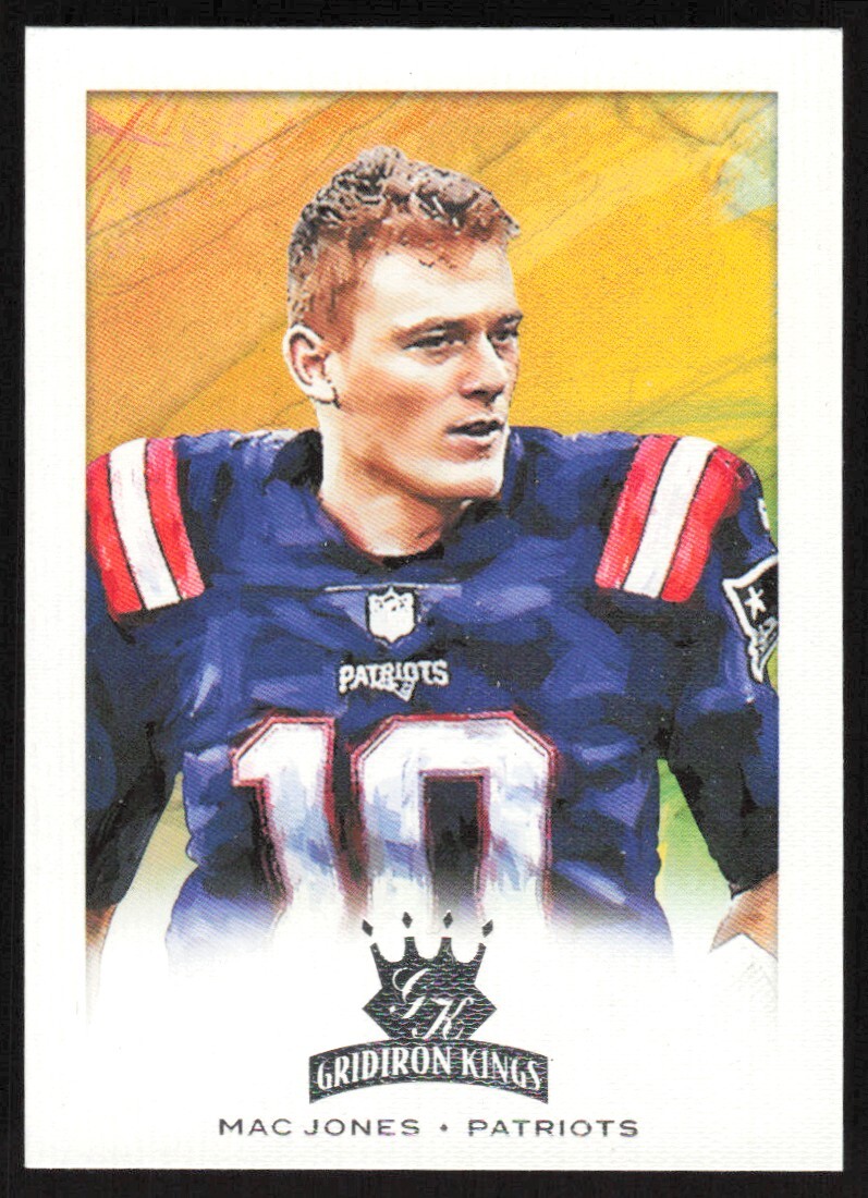 2021 Panini Chronicles Gridiron Kings Mac Jones RC #GK-5 New England Patriots