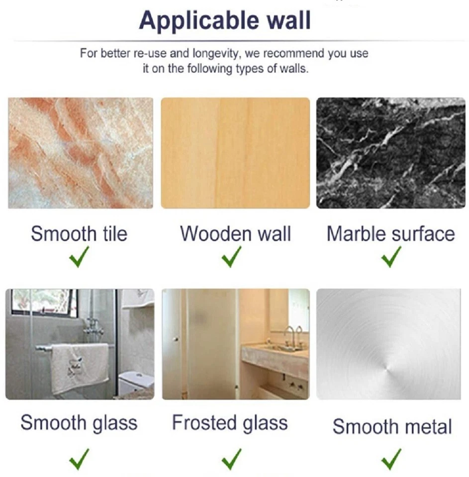 4-Pack Wall-Mount Broom Mop Holder – Self-Adhesive Gripper Rack for Home/Garage - Image 3 of 4