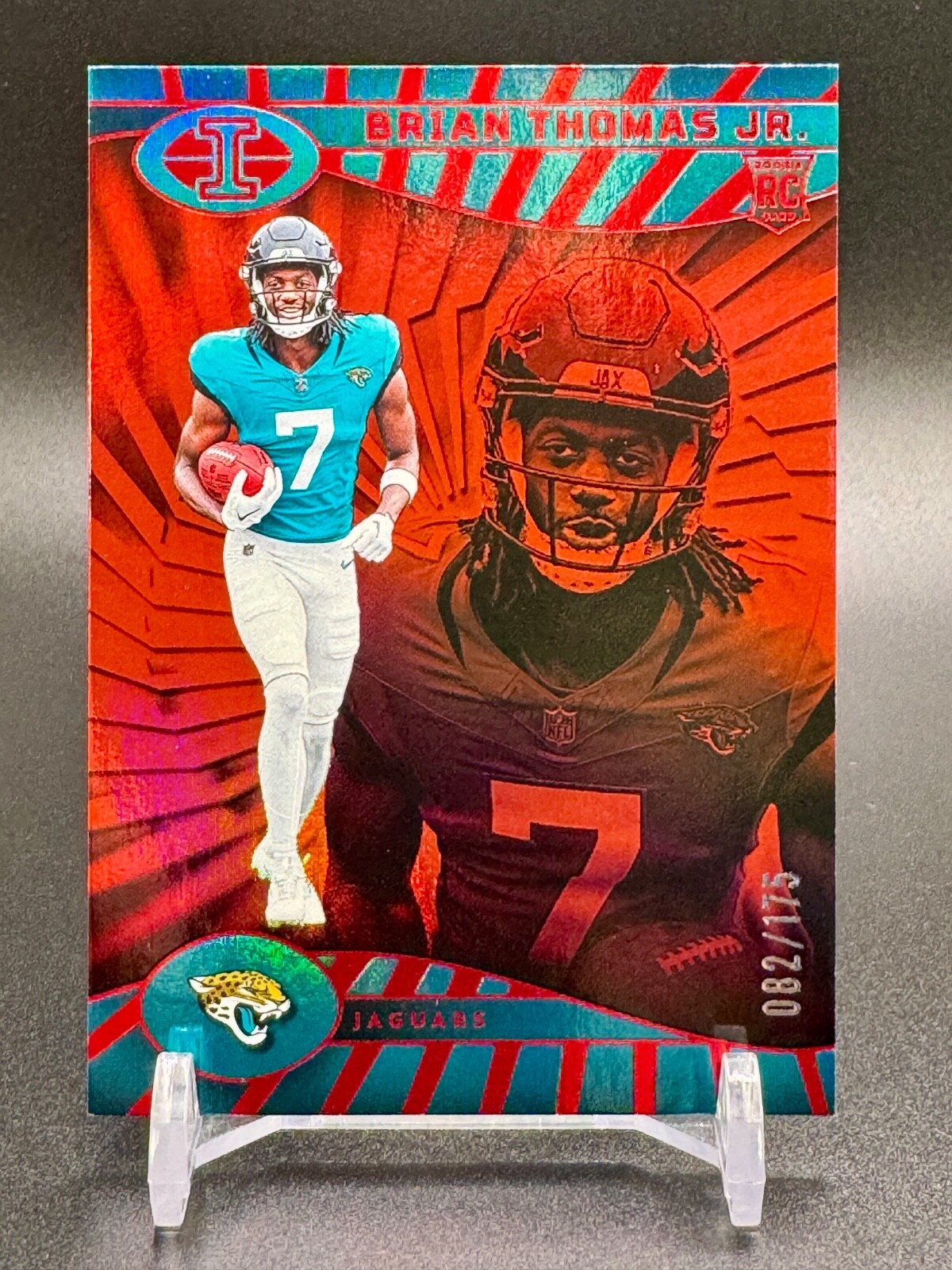 2024 Panini Illusions Brian Thomas Jr. #41 Trophy Collection Red /175 (RC) Jags