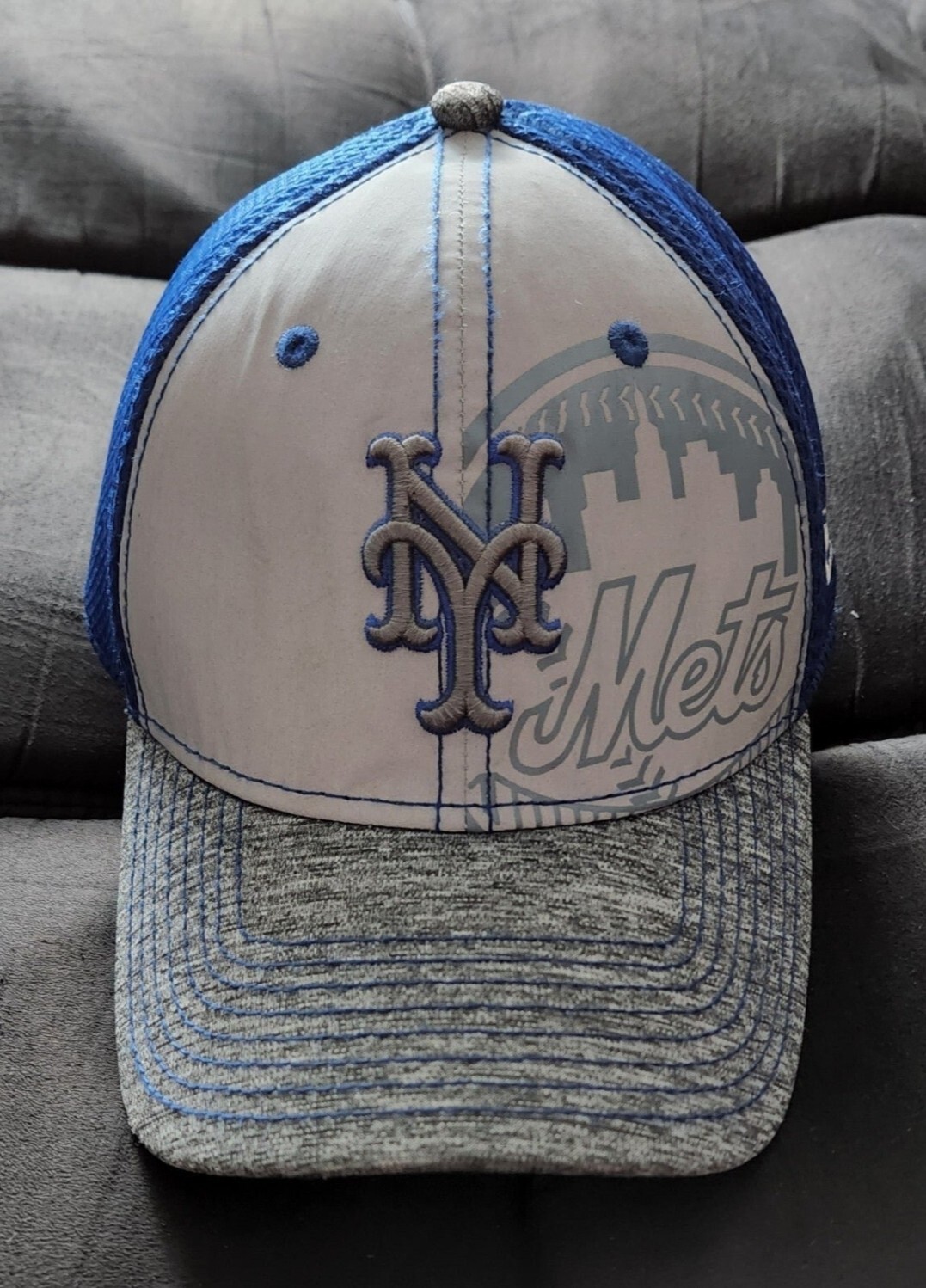 Mens New Era MLB 39Thirty Flex Fit Cap - New York Mets