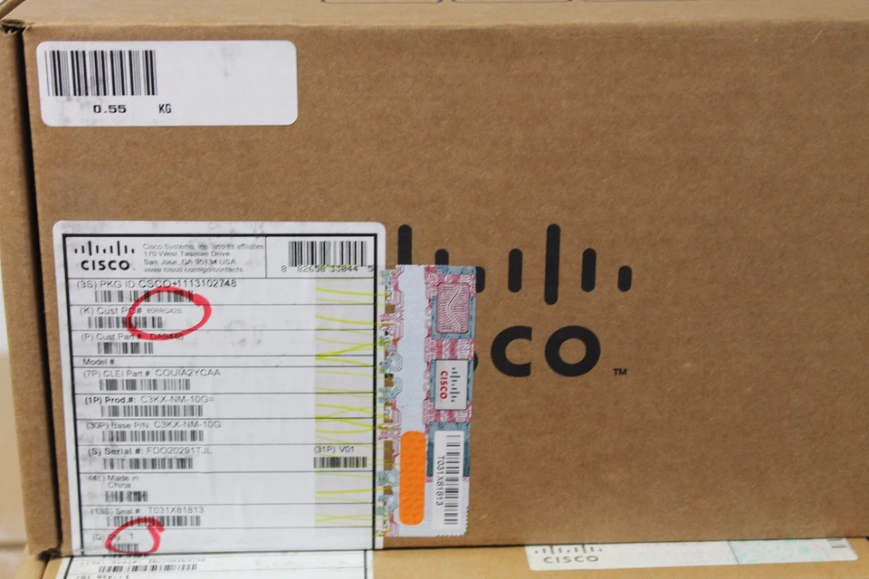 New Cisco C3KX-NM-10G 2 x 10GbE port SFP SFP+ network module for 3560X 3750 - Image 4 of 4