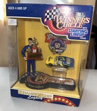Nascar Winner Circle Dale Earnhardt 1986 Championship Figure & Car Original Box