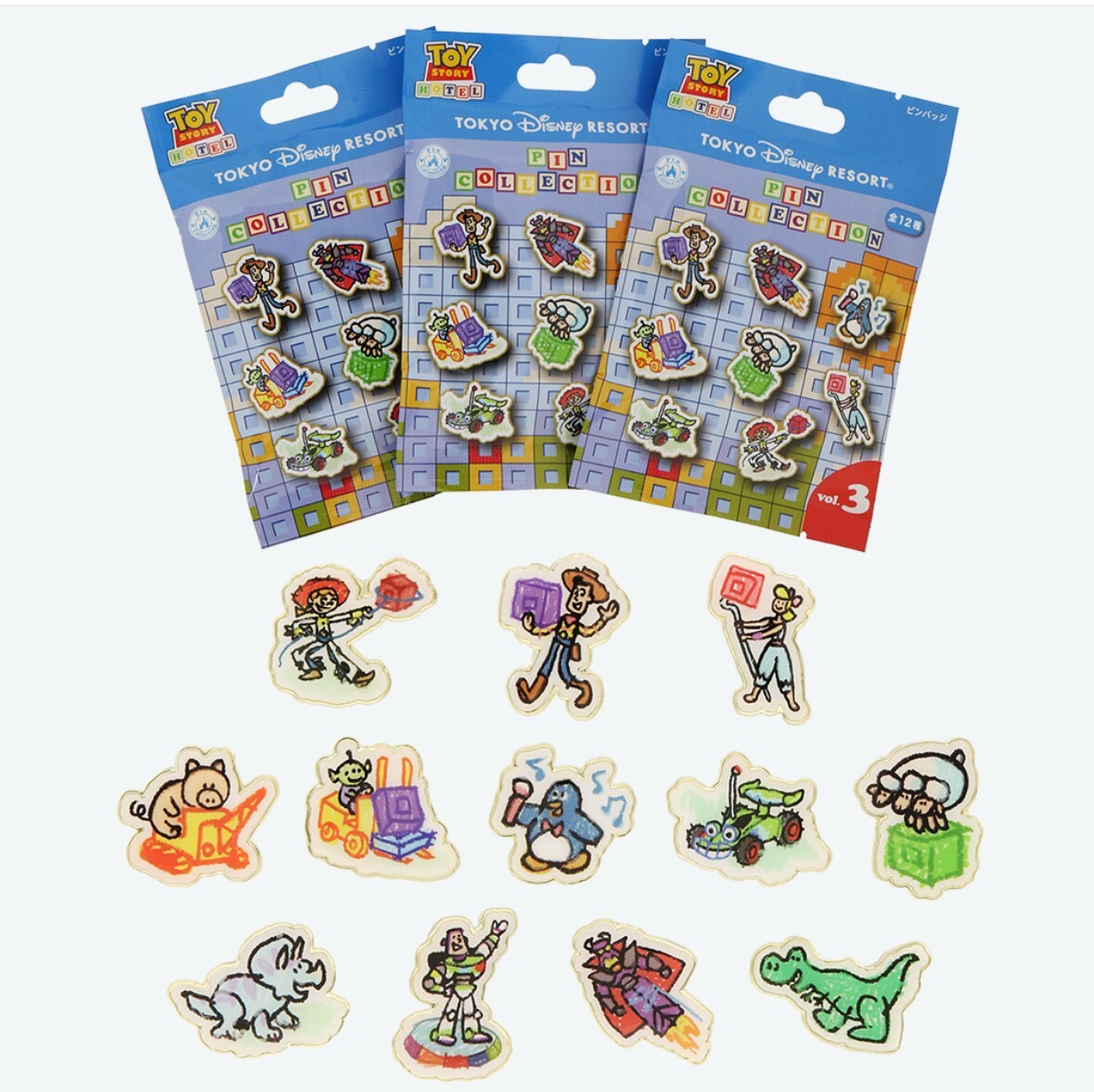 東京ディズニーリゾートPIN COLLECTION Vol.3 ピンコレクション ディズニーリゾート PIN COLLECTION 暑く VOL.3