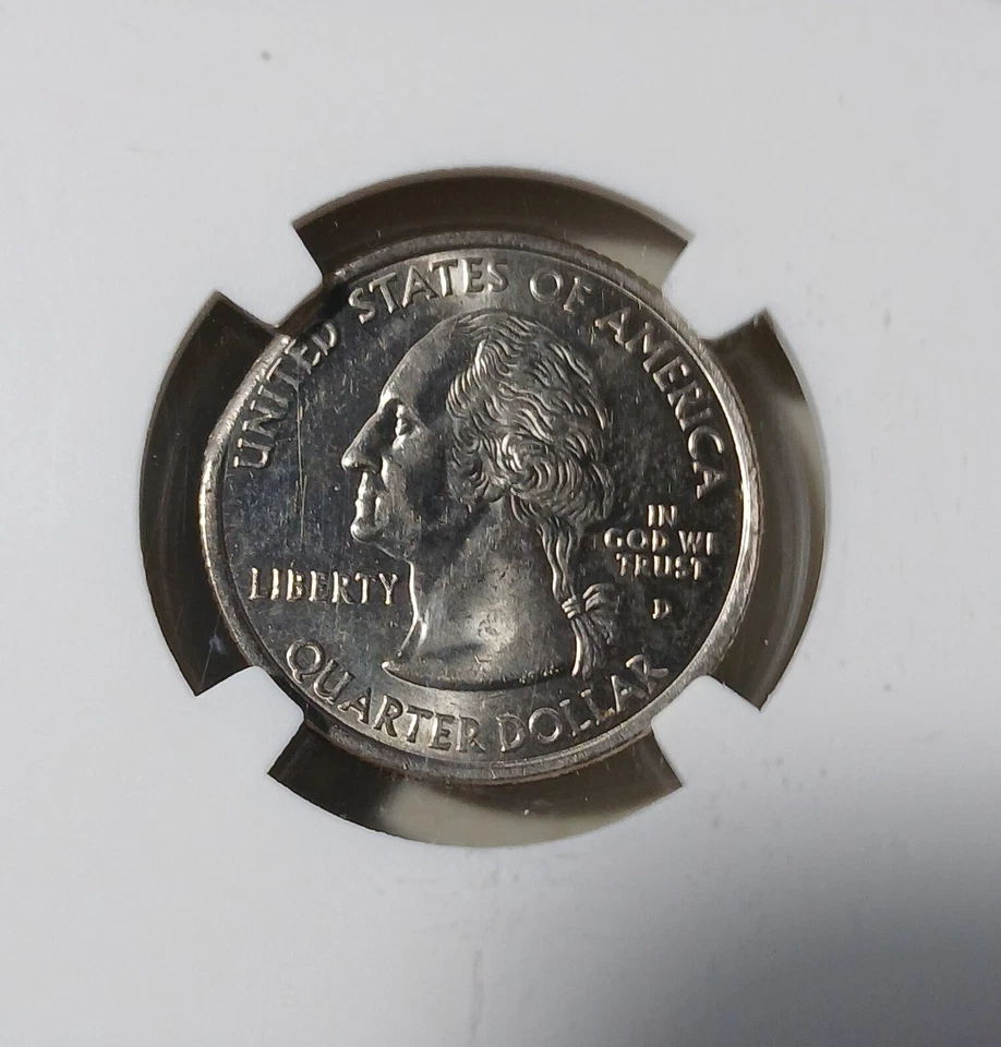 2002 D STRAGHT EDGE CLIP OHIO State Quarter NGC63 PICTURE INCLUDED - Image 4 of 4