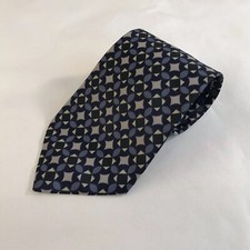 Italian Handmade Geometric Designer Silk Neck Tie T2 