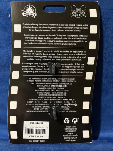 Disney’s Stitch Crashes The Jungle Book Pin, 9/12 - Picture 2 of 2