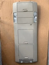 07-13 Tundra Overhead Box Roof Console Sunglass Storage Map Dome Light Tan