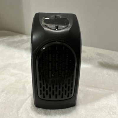 Handy Heater HEAT-MC4 Outlet Space Heater, Very Small, Has Timer u0026 Fan  Tested | eBay