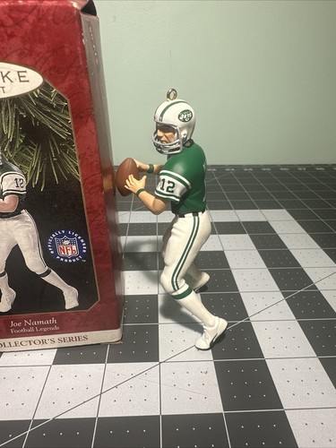 VINTAGE 1997 Hallmark JOE NAMATH Keepsake Ornament NO CARD Jets NFL New York - Picture 5 of 6