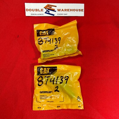 NOS OEM Caterpillar CAT 8T-4139 Hex Head Capscrew Bolt LOT OF TWO (2)