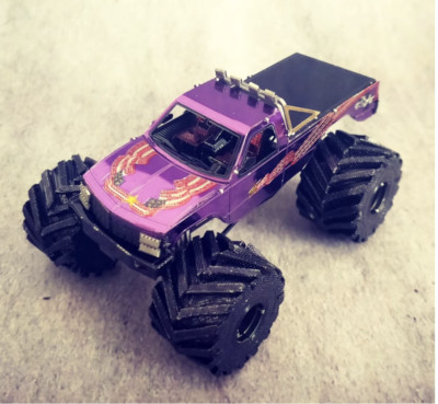 Monstertruck Metall Modellbausatz 3D Puzzle Basteln Geschenk Laser Cut Puzzles Puzzle 