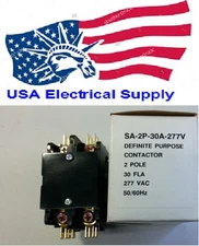 New Air Conditioner Definite Purpose Contactor SA-2P-30A-277V