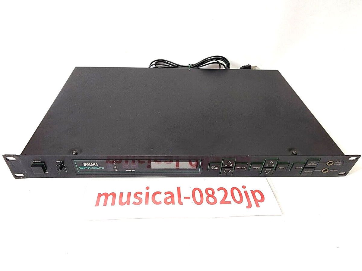 YAMAHA SPX90II／Vestax DIG400／2Uラックセット Yamaha SPX90II Rack Mount Reverb Effects Processor | eBay