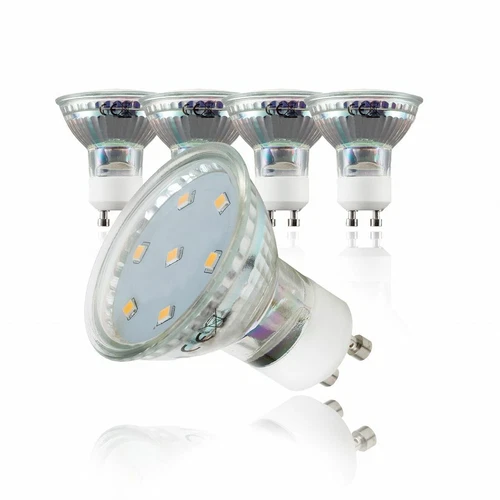 LED Leuchtmittel GU10 warmweiß 3W Spar-Lampen Birnen Strahler Spots 5er 10er SET - Bild 6 von 14