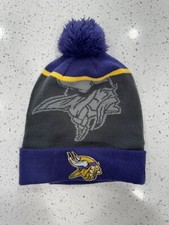 MINNESOTA VIKINGS New Era Beanie Hat With Pom 