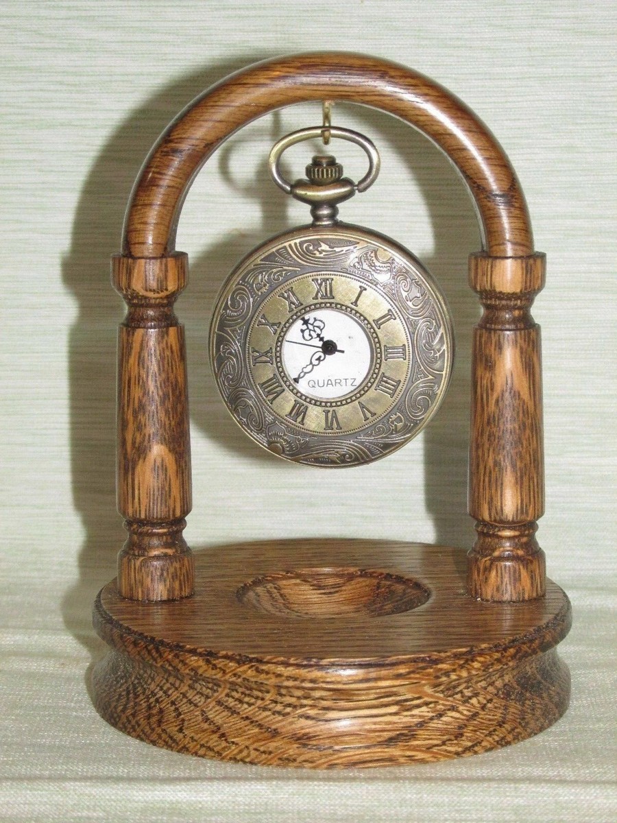 Pocket Watch Hanger WOODEN POCKET WATCH STAND DISPLAY HOLDER