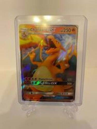 Charizard GX 9/68 - Hidden Fates - Full Art Holo Pokemon Card - Near Mint (NM)