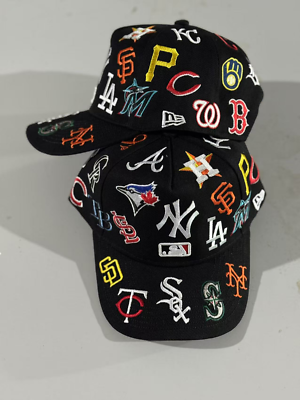 New Era 9Forty Curved Snapback Cap - NFL Teams zwart