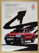 2006 Mitsubishi Raider Pickup Truck vintage print Ad