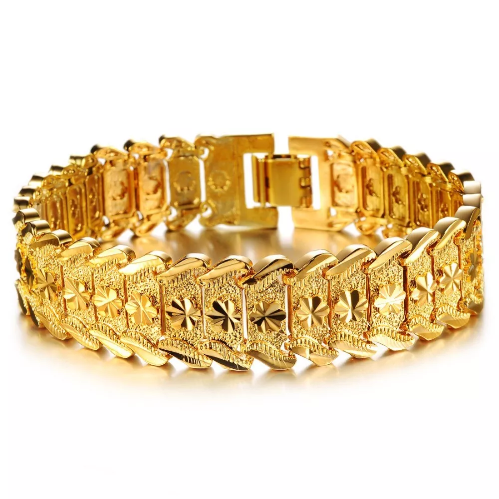 Latest gents gold bracelet design online