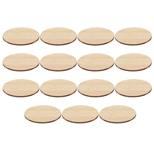 15 Pcs Bamboo Painting Materials Child Blank Ornaments for Crafting Blanks