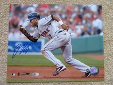 Jose Reyes NY Mets Signed 8x10 Running Photo COA Steiner - Mint - New