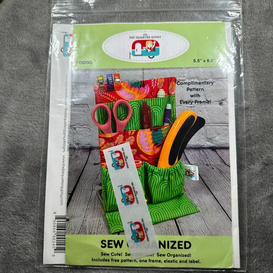 Fat Quarter Gypsy Sewing Pattern TShirt PopUps Fabric Bin QG128 Organizer - Image 2 of 3