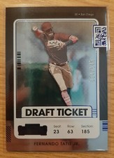 2021 PANINI CONTENDERS DRAFT TICKET BLUE FOIL FERNANDO TATIS JR 33 PADRES 34/149