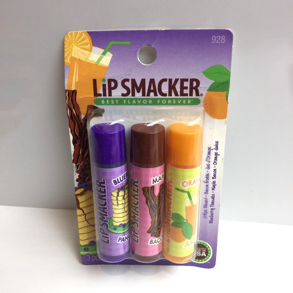 LIP SMACKER SPECIAL EDITION 928 Blue Berry Pancake,Bacon,Orange LOT/2 (Total 6) - Image 2 of 4