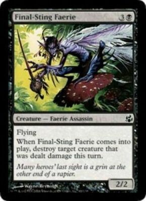 4 Final-Sting Faerie - LP - Morningtide - mtg - x4 4x
