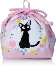 Kiki's Delivery Service Drawstring Bag With Gusse Jiji Cat Studio Ghibli New