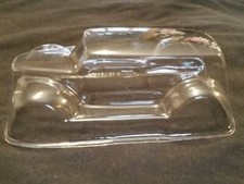 1/32 SCALE LEGEND SEDAN - SLOT CAR BODY -CLEAR NEW  3111 FLEXI-INDY CHASSIS