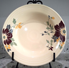 Fiesta Clematis Ivory HLCCA Conference 2017 Rimmed Soup/Salad 9” Bowl Brand New