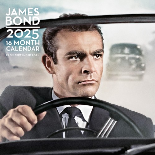 James Bond 2025 Calendar - Official 16 Month Calendar from Sept 2024 - 30 x 60cm