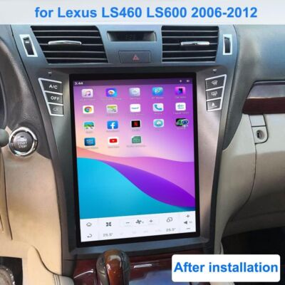 12.1''Car Radio GPS Navigation Carplay Stereo For Lexus Ls460 2006-2012 4G+64G
