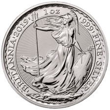 1997 to 2026 Silver BRITANNIA 1oz Coin UK Royal Mint Bullion coins in capsules