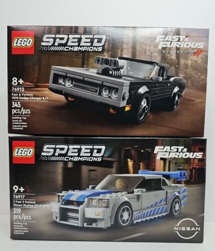 Fast & Furious Lego Nissan Skyline GT-R [R34] & 1970 Dodge Charger R/T #76912+17 - 第 1/24 張圖片
