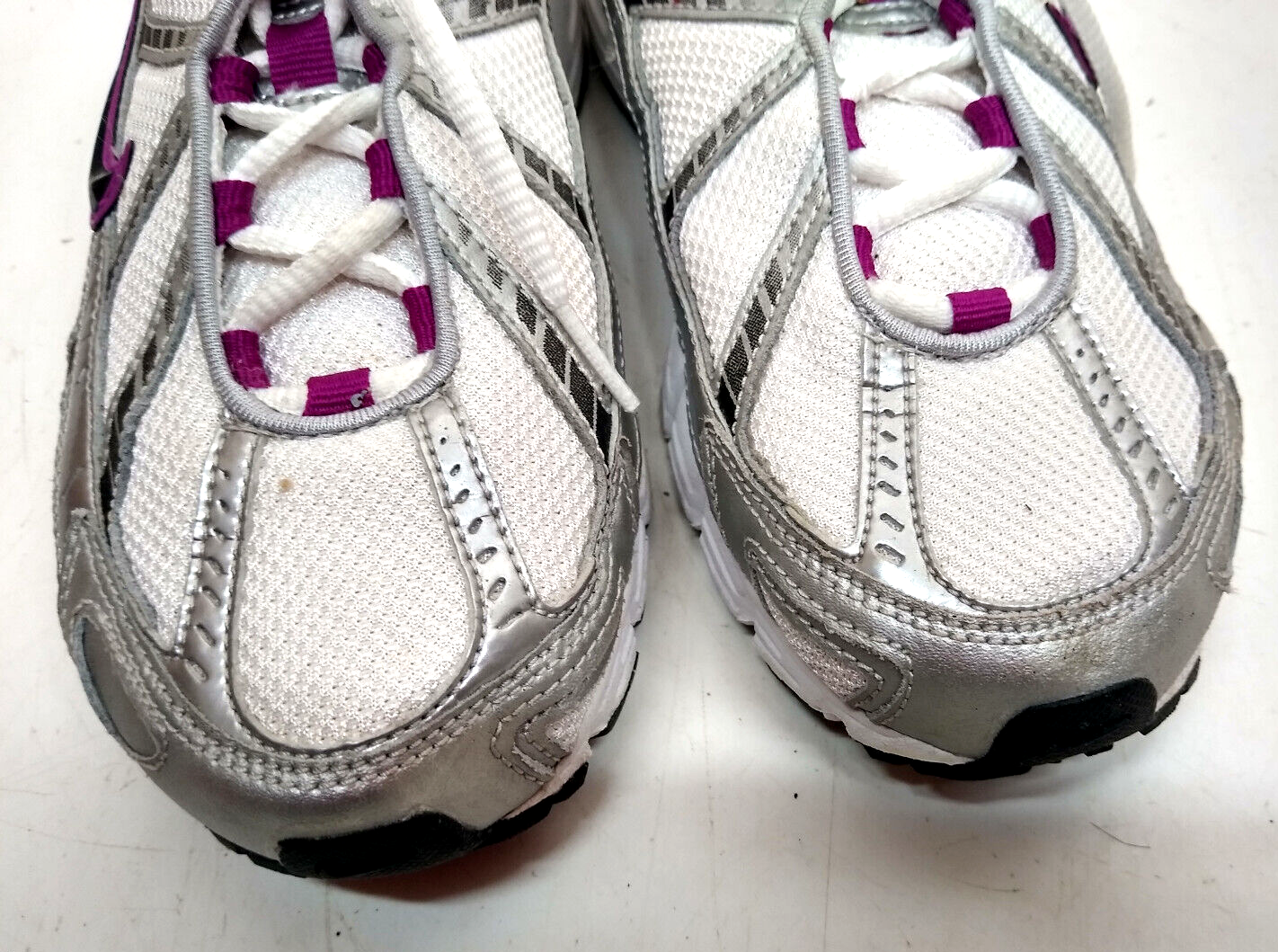 SAOLA NIKE AIR Sneakers Atletiche Bianco Grigio Marrone Taglia 8 318183 101